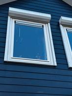 Rolluiken , 4 stuks beschikbaar, Doe-het-zelf en Verbouw, Rolluiken, Ophalen, Gebruikt, 100 tot 150 cm, Wit