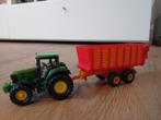 Speelgoed tractor John Deere met keepwagen, Hobby en Vrije tijd, Modelauto's | 1:32, ERTL, Zo goed als nieuw, Verzenden, Tractor of Landbouw