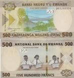 RWANDA 2019 500 francs #42 UNC, Postzegels en Munten, Bankbiljetten | Afrika, Overige landen, Verzenden