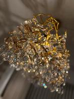 Gouden Kristallen Lamp - 1 Meter Breed, Ophalen, Nieuw, 75 cm of meer