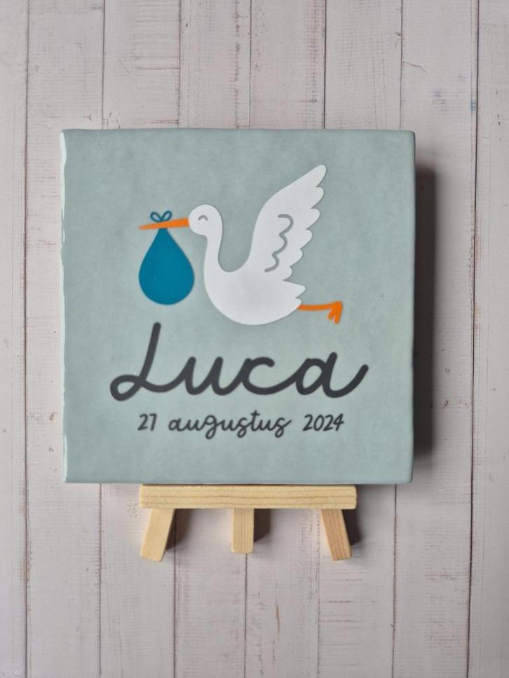 Geboortetegel / Kraamcadeau **2+1 gratis**, Kinderen en Baby's, Kraamcadeaus en Geboorteborden, Nieuw, Kraamcadeau, Ophalen of Verzenden