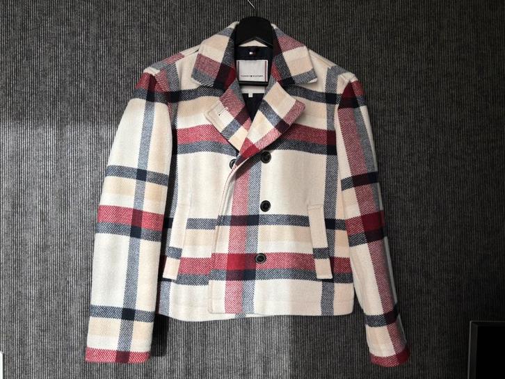 Tommy Hilfiger Peacoat - kort jack mt152 - nieuw, Kinderen en Baby's, Kinderkleding | Maat 152, Nieuw, Meisje, Jas, Ophalen of Verzenden