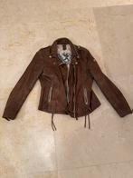 Leren Zomerjas, Kleding | Dames, Ophalen of Verzenden, Gedragen, Maat 38/40 (M), Bruin