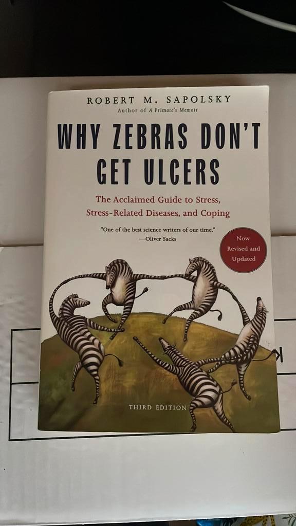 Why zebra’s don’t get ulcers, Boeken, Psychologie, Zo goed als nieuw, Overige onderwerpen, Ophalen of Verzenden