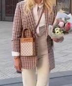 Beige, Bruine JoshV, Josh V blazer, jasje, colbert S, Ophalen of Verzenden, Zo goed als nieuw, Jasje, Maat 36 (S)