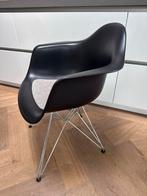 Vitra Eames DAR Stoel - Verchroomd Onderstel, Kunststof, Gebruikt, Zwart, Design