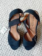 Tamaris sandalette suède zwart mt 37, Nieuw, Ophalen of Verzenden, Zwart