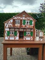 Vakwerkhuis Poppenhuis met Aanbouw & Interieur, Ophalen of Verzenden
