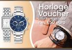 €50 euro Di Lusso voucher voor horloge, Ophalen, Nieuw, Staal, Overige merken