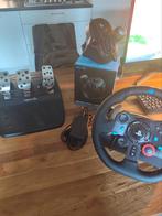 Logitech G29 Driving Force + Shifter PC/PS, PlayStation 5, Stuur of Pedalen, Zo goed als nieuw, Ophalen