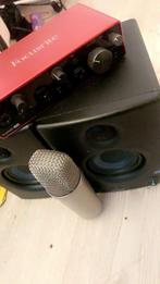 STUDIO SET: Røde NT1-A, Scarlet 2i2 & Presonus Eris E3.5 Set, Ophalen of Verzenden, Zo goed als nieuw, Studiomicrofoon