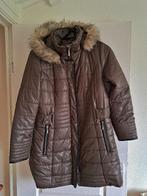 Leuke bruine dames winterjas jas met capuchon maat 46, Ophalen of Verzenden, Zo goed als nieuw, Maat 46/48 (XL) of groter, Bruin