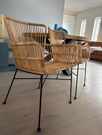 Rotan Stoelen - Set van 2 beschikbaar voor biedingen