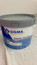 Sigmatex Superlatex muren/plafonds, Doe-het-zelf en Verbouw, Verf, Beits en Lak, 5 tot 10 liter, Ophalen, Nieuw, Verf