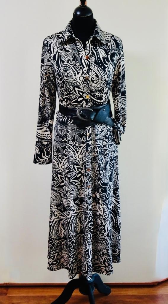 Mooie By Swan Paris jurk maat S, Kleding | Dames, Jurken, Zo goed als nieuw, Maat 36 (S), Overige kleuren, Onder de knie, Ophalen of Verzenden