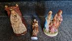 3 oude brocante religie beeldjes, Antiek en Kunst, Antiek | Religie, Ophalen of Verzenden