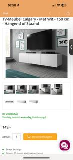 Tv meubel kast !! Moet nu weg ivm nieuwe!, Huis en Inrichting, Kasten | Televisiemeubels, Minder dan 100 cm, 25 tot 50 cm, 100 tot 150 cm