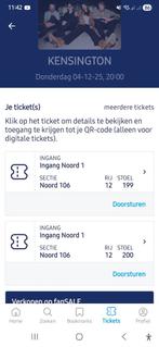 Kensington 4 december, Tickets en Kaartjes, Twee personen