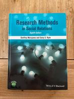 Research methods in social Relations, 8 editie Maruyama Ryan, Boeken, Ophalen of Verzenden, Gamma, Zo goed als nieuw, WO