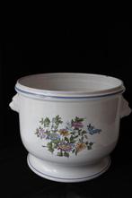 Vintage Moustiers Faience Frankrijk groot bloempot, Antiek en Kunst, Antiek | Keramiek en Aardewerk, Ophalen of Verzenden