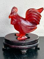 Half edelsteen Chinees zodiak beeldje Haan, Verzamelen, Beelden en Beeldjes, Ophalen of Verzenden, Gebruikt, Dier