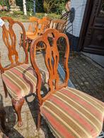 4 eikenhouten stoelen. Samen. €20., Antiek en Kunst, Ophalen