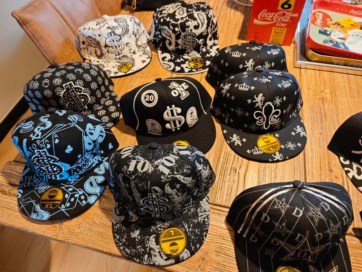 Paisley Full-Cap Zwart - Diverse Maten, Kleding | Heren, Hoeden en Petten, Nieuw, Ophalen of Verzenden