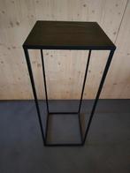 Sokkel planten tafel sokkel zuil zwart staal, Huis en Inrichting, Woonaccessoires | Zuilen en Pilaren, Ophalen of Verzenden, Zo goed als nieuw