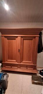 Houten kast met deuren en lades, Gebruikt, 100 tot 150 cm, Klassiek, Ophalen of Verzenden