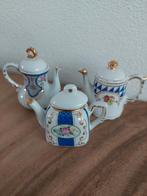 3x Porseleinen theekan, Na, Na, Overige typen, Ophalen of Verzenden