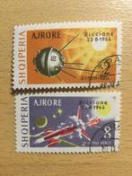 Albanië 1964 ruimtevaart (opdruk), Postzegels en Munten, Postzegels | Europa | Overig, Ophalen of Verzenden, Overige landen, Gestempeld