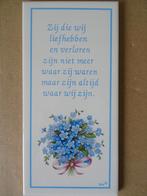 Vintage Mosa tegel tegels met spreuk 19 euro per stuk 10x, Ophalen of Verzenden