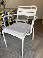 Te koop: Emu Star design tuinstoelen mat wit, Tuin en Terras, Ophalen, Zo goed als nieuw, Stapelbaar