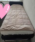 IKEA SLATTUM Bed 90x200 - 2 stuks!, Ophalen, 90 cm, Eenpersoons, Zwart