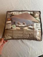 Schaduwdoek groot 5x5x5 nieuw in tas taupe/zand/ bruin, Tuin en Terras, Schaduwdoeken, Ophalen of Verzenden, Zo goed als nieuw