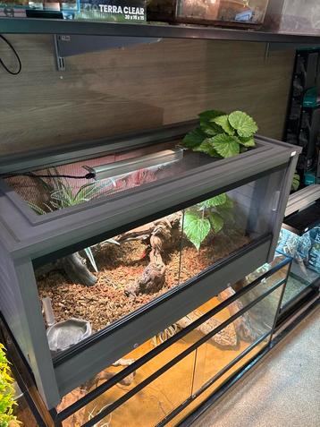 Terrarium Ecoflex 90 cm – ideaal voor reptielen, topstaat beschikbaar voor biedingen