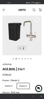 Kokendwaterkraan Unito ACE 3 in 1 incl. Boiler, Overige kleuren, Ophalen of Verzenden, Zo goed als nieuw, Minder dan 25 cm