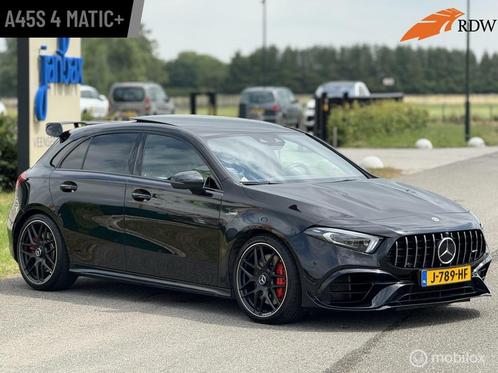 Mercedes A-klasse AMG 45 S 4MATIC+ Milltek, Auto's, Mercedes-Benz, Bedrijf, Te koop, A-Klasse, 360° camera, 4x4, ABS, Achteruitrijcamera
