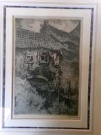 Willem van Leusden (1886-1974) - Ets - Landschap - 1948, Antiek en Kunst, Kunst | Etsen en Gravures, Ophalen of Verzenden