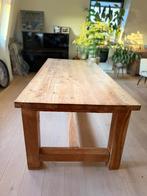 Bijna gratis Mooie teakhouten eettafel, Huis en Inrichting, Tafels | Eettafels, Ophalen, Teakhout, 200 cm of meer, 50 tot 100 cm