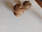 handgreep kast knoppen massief hout, Ophalen of Verzenden