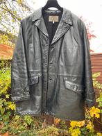 Zwarte leren jas - Armani Jeans maat 50, Maat 52/54 (L), Armani jeans, Zwart, Ophalen of Verzenden