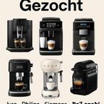 Gezocht: Jura Philips Siemens Smeg Nespresso werkend/nieuw, Ophalen of Verzenden
