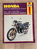 Honda CB250 CB400 N workshop manual, Motoren, Handleidingen en Instructieboekjes, Honda