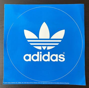 Adidas sticker 21 x 21cm beschikbaar voor biedingen