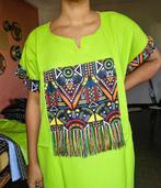 shirt / jurk met print, Nieuw, Groen, Ophalen of Verzenden, Maat 46/48 (XL) of groter