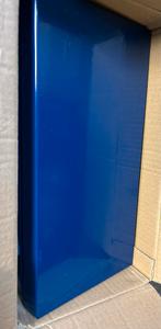 Allux 202 Brievenbus Blauw - Nieuw in doos, Krasjes, Tuin en Terras, Brievenbussen, Verzenden, Nieuw, Staal, Wandbrievenbus