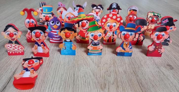 24 “rode neuzen” vingerpoppetjes uit de Efteling [Box C-02], Verzamelen, Efteling, Nieuw, Beeldje of Poppetje, Ophalen