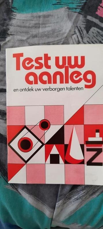 Boekje - Test uw aanleg, en ontdek uw verborgen talenten beschikbaar voor biedingen