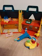 Sesamstraat huis met spulletjes illco vintage, Kinderen en Baby's, Speelgoed | Fisher-Price, Ophalen of Verzenden